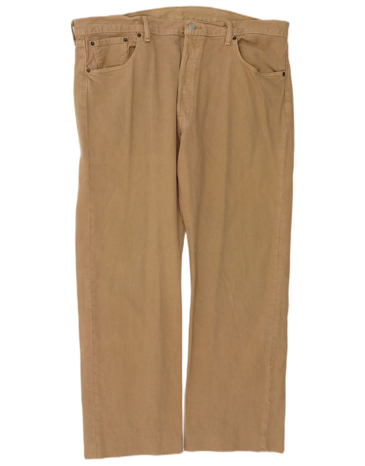 Levi's Mens 501 Straight Jeans W40 L29 Καφέ Βαμβακερό