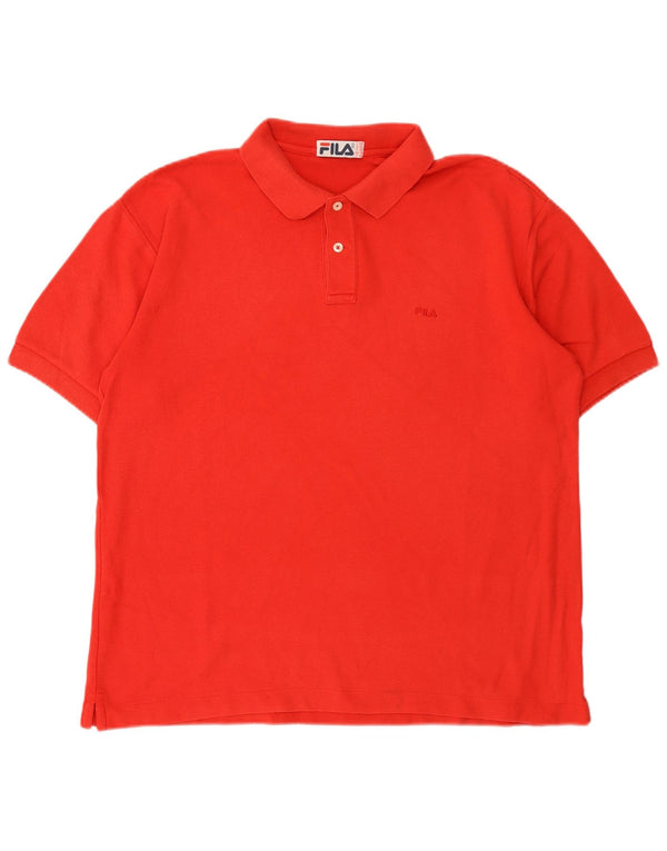 Fila Ανδρικό Πόλο Μπλουζάκι IT 50 Medium Red