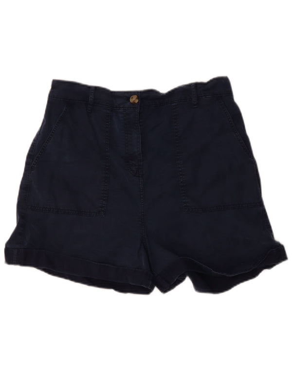 Marks & Spencer Γυναικείο ψηλόμεσο σορτς UK 12 Medium W34 Navy Blue