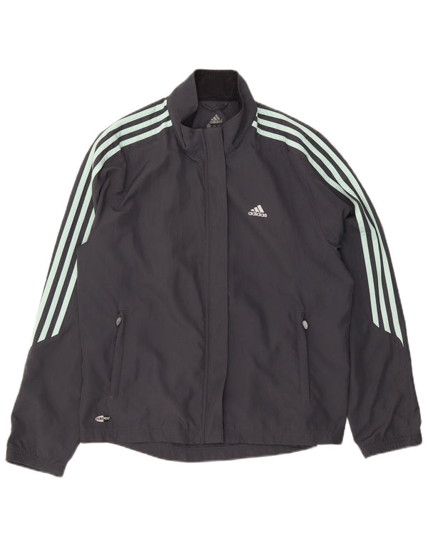 Γυναικεία αθλητική φόρμα Adidas Clima Proof Top Jacket UK 16 Large Grey Polyester