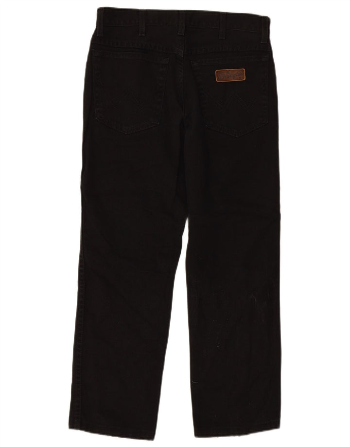 Ανδρικό τζιν Texas Straight WRANGLER W30 L26 μαύρο βαμβακερό