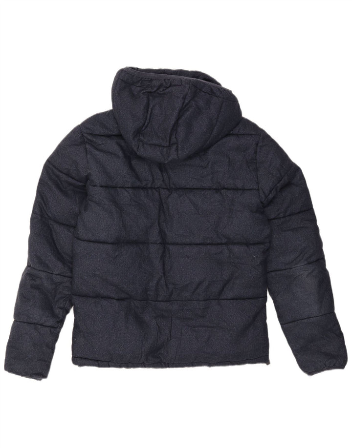 Superdry Ανδρικό μπουφάν με κουκούλα UK 40 Large Navy Blue Polyester
