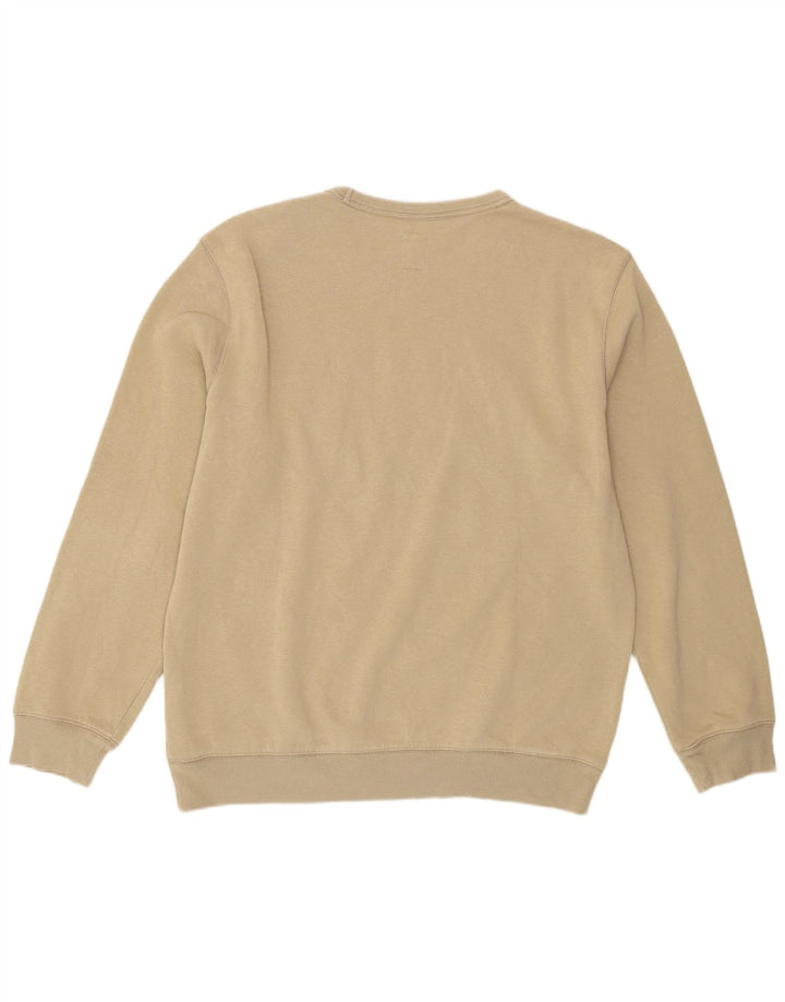 Ανδρικό γραφικό φούτερ Gap Jumper Μεσαίο μπεζ βαμβακερό