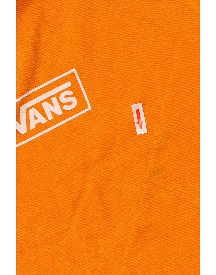 Ανδρικό γραφικό μπλουζάκι Vans Προσαρμοσμένη Εφαρμογή, Μικρό Βαμβακερό πορτοκαλί