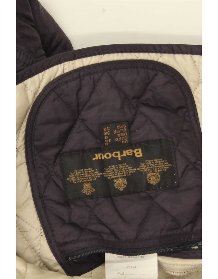 Γυναικείο καπιτονέ μπουφάν Barbour UK 8 Small Navy Blue Polyamide