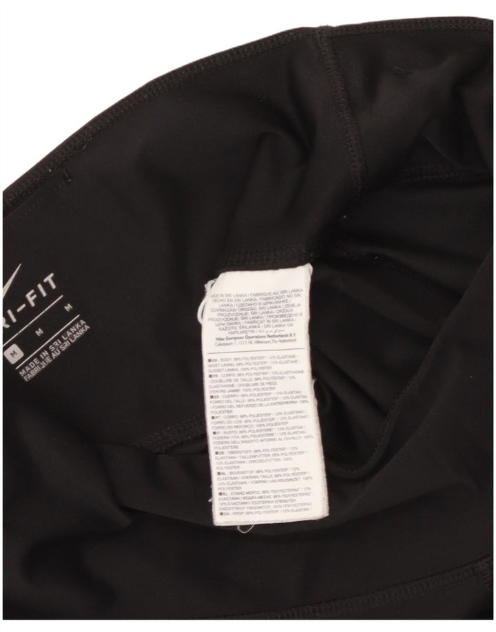 Γυναικείο κολάν NIKE Dri Fit UK 14 Μεσαίο μαύρο πολυεστέρα