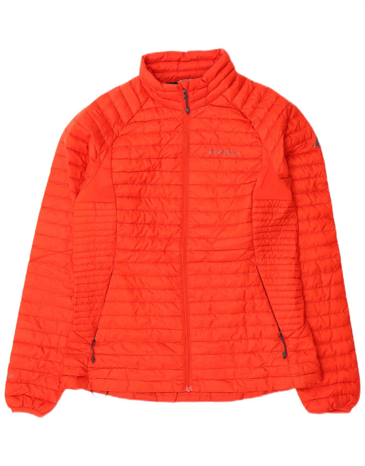 EDDIE BAUER Γυναικείο μπουφάν με επένδυση UK 10 Small Red Polyester