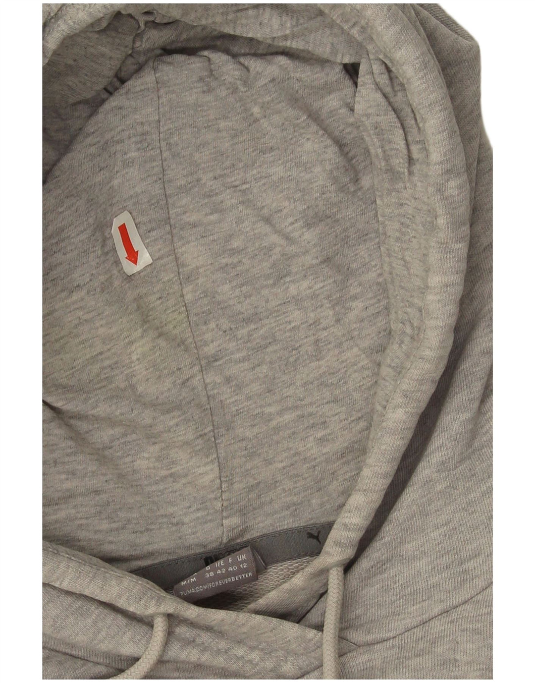 Γυναικεία κουκούλα με γραφικά Puma UK 12 Medium Grey Flecked