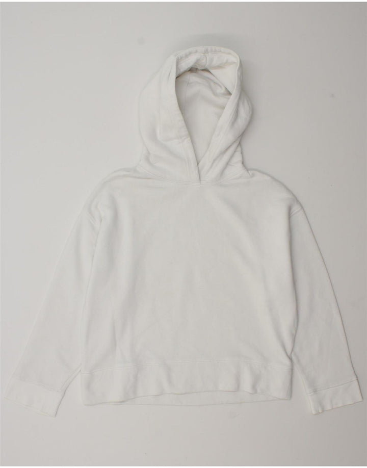 Zara Γυναικείο Hoodie Jumper UK 14 Medium White