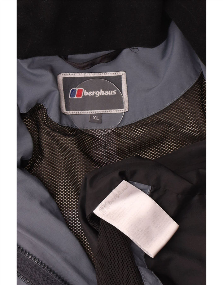 Ανδρικό μπουφάν βροχής με κουκούλα Berghaus UK 42 XL Navy Blue Polyester