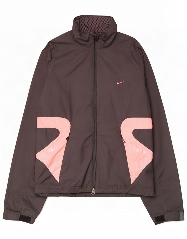Nike γυναικείο μπουφάν βροχής Climalite UK 8/10 Μικρό γκρι πολυεστέρας