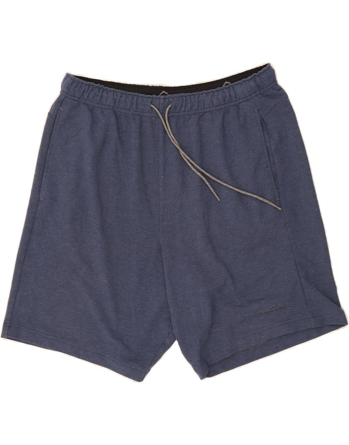 EDDIE BAUER Mens Sport Shorts XL  Navy Blue Rayon Vintage Eddie Bauer and Second-Hand Eddie Bauer from Messina Hembry 