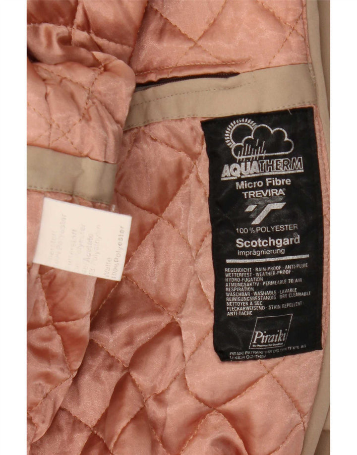 Trevira Γυναικείο Αδιάβροχο UK 16 Large Beige Polyester
