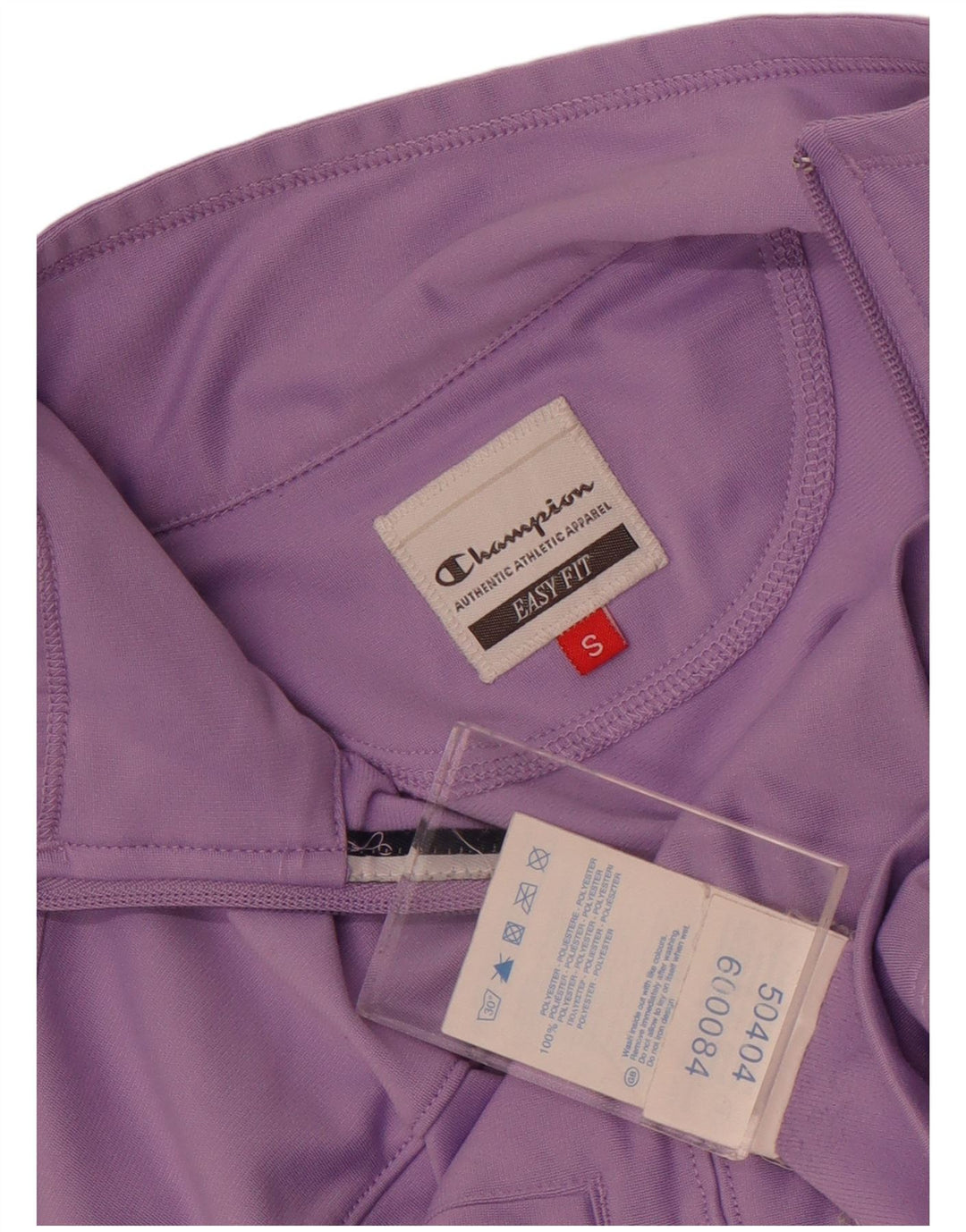 Champion Womens Easy Fit Oversized αθλητική φόρμα Top Jacket UK 10 Small Purple