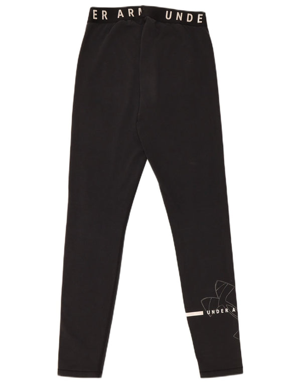 Under Armour Γυναικεία Γραφικά Κολάν UK 10 Small Black