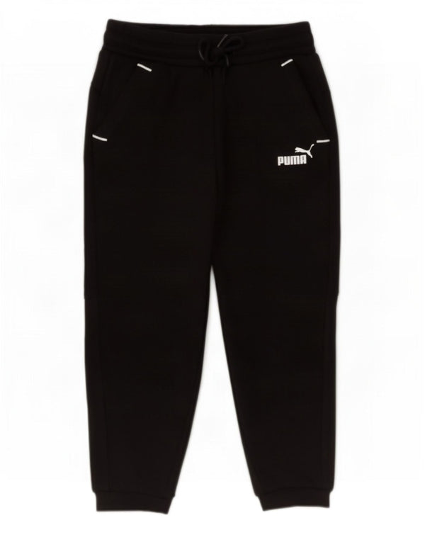 Puma Boys Graphic αθλητική φόρμα παντελόνι Joggers 5-6 ετών Μαύρο βαμβακερό