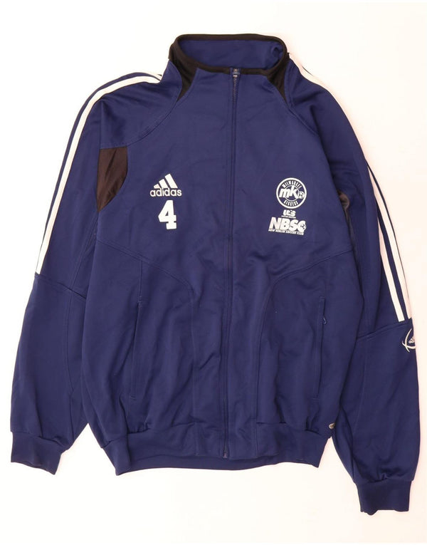 Ανδρική φόρμα Adidas Top Jacket UK 44/46 Large Navy Blue Colorblock