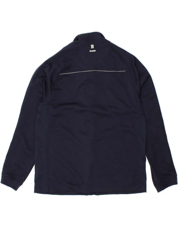 STARTER Mens Tracksuit Top Jacket Small Navy Blue Colourblock Polyester Vintage Starter and Second-Hand Starter from Messina Hembry 