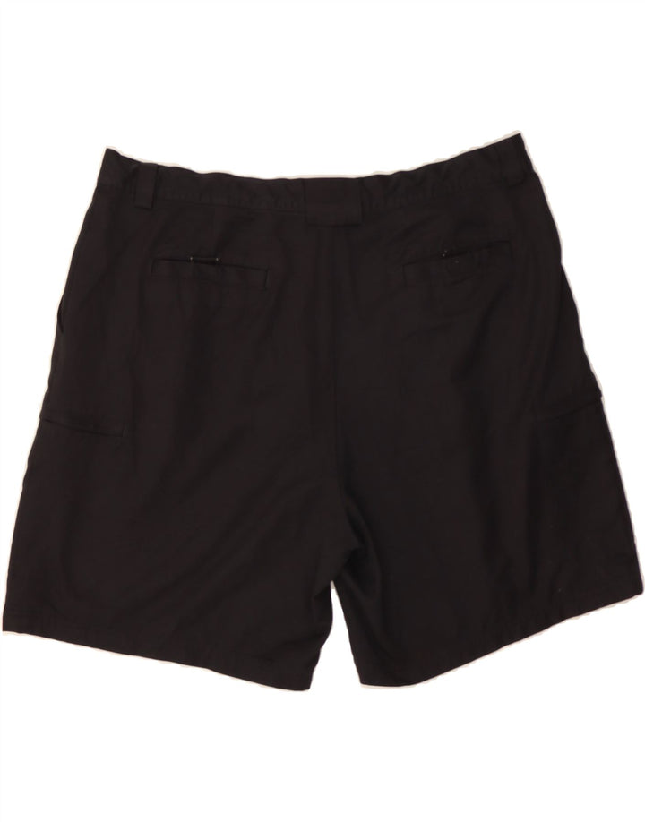 IZOD Mens Cargo Shorts W40 XL Black Polyester Vintage Izod and Second-Hand Izod from Messina Hembry 
