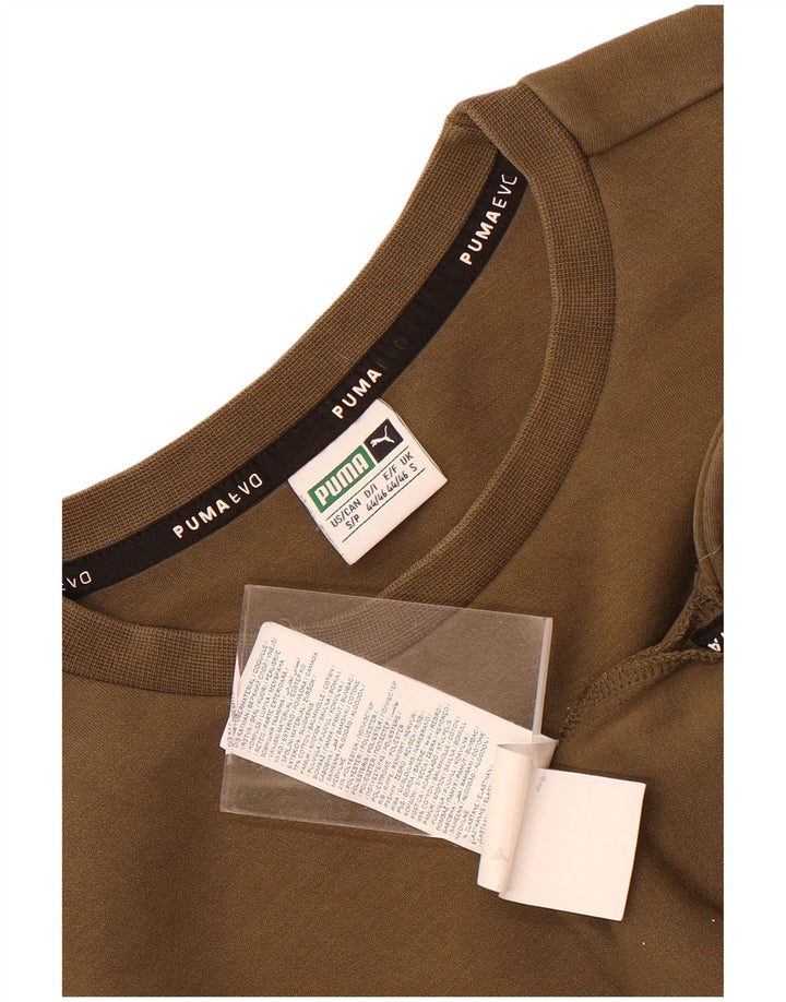 Ανδρικό γραφικό φούτερ Puma Jumper Μικρό Χακί Βαμβακερό