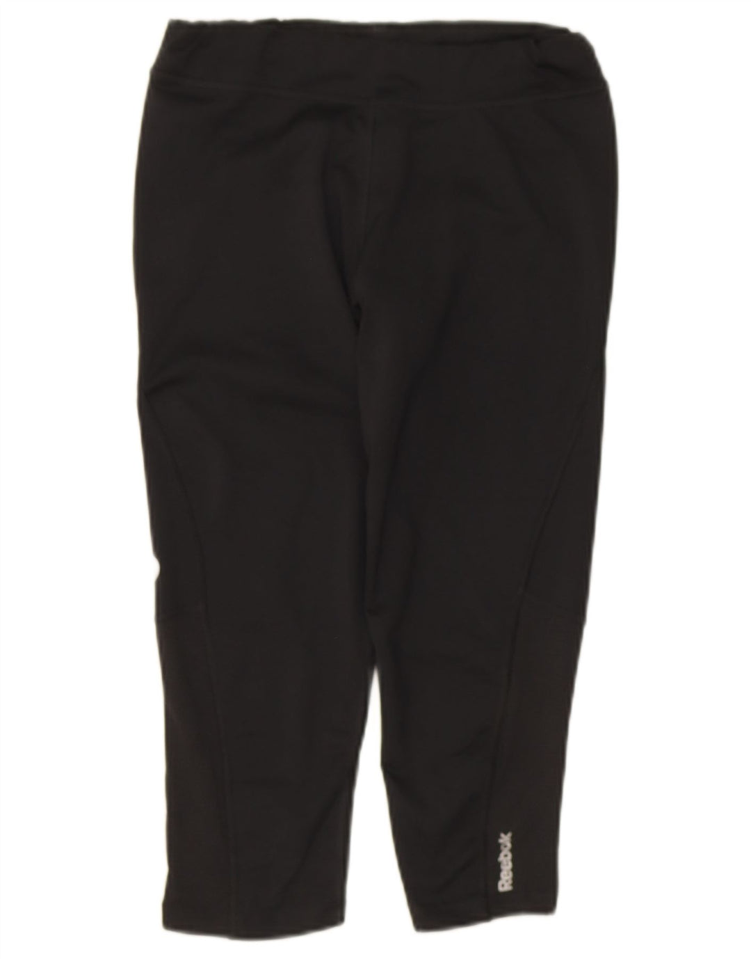 Reebok Γυναικεία Κάπρι Κολάν UK 8/10 Μικρός Μαύρος Πολυεστέρας