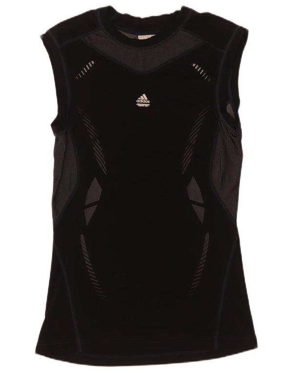 Ανδρικό γραφικό γιλέκο Adidas Climacool Top Medium Black Colourblock Πολυεστέρας