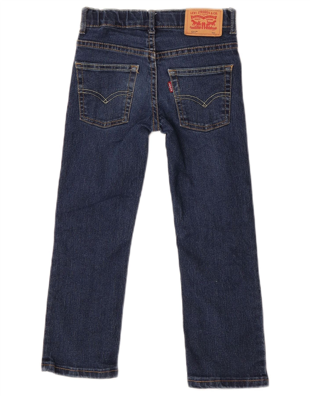 Levi's Boys 511 Slim Jeans 5-6 ετών W22 L19 Μπλε βαμβακερό