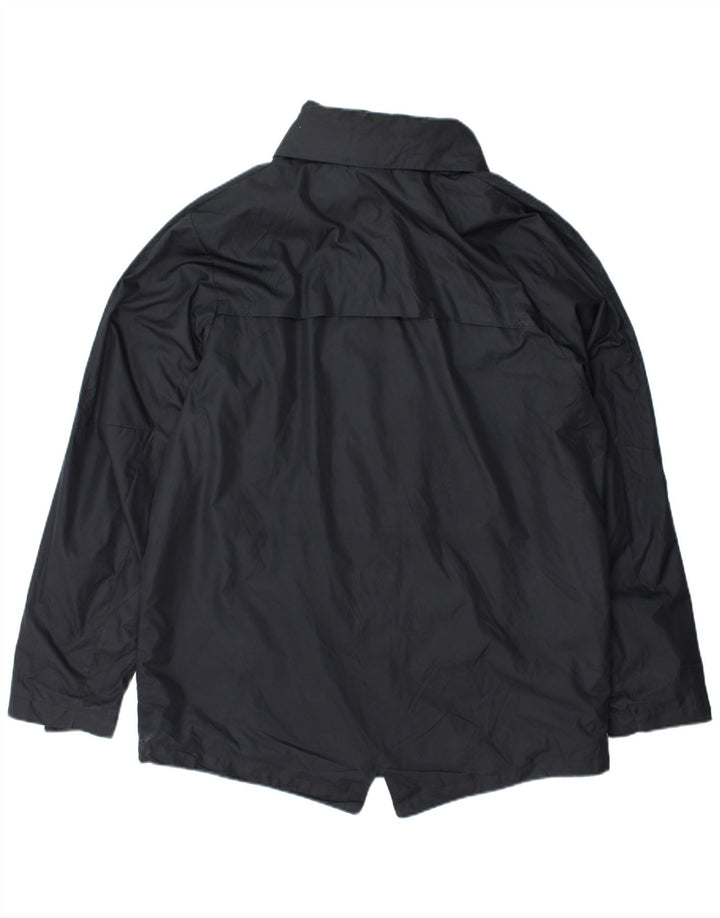 Ανδρικό μπουφάν βροχής με κουκούλα Nike UK 42 XL Γκρι πολυεστέρας