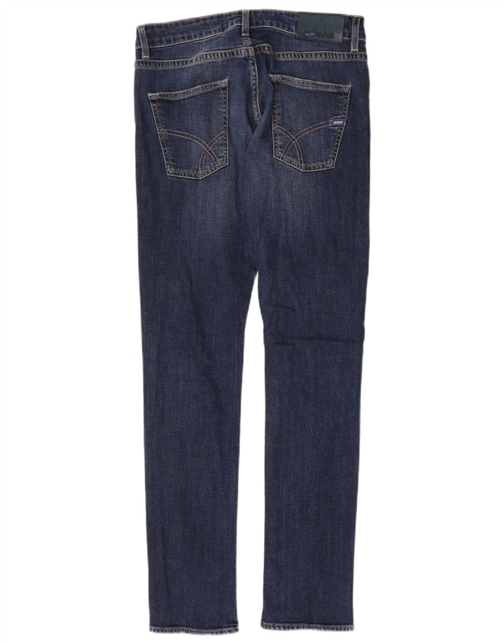 Gas Γυναικείο Slim Jeans W29 L32 Μπλε Βαμβακερό