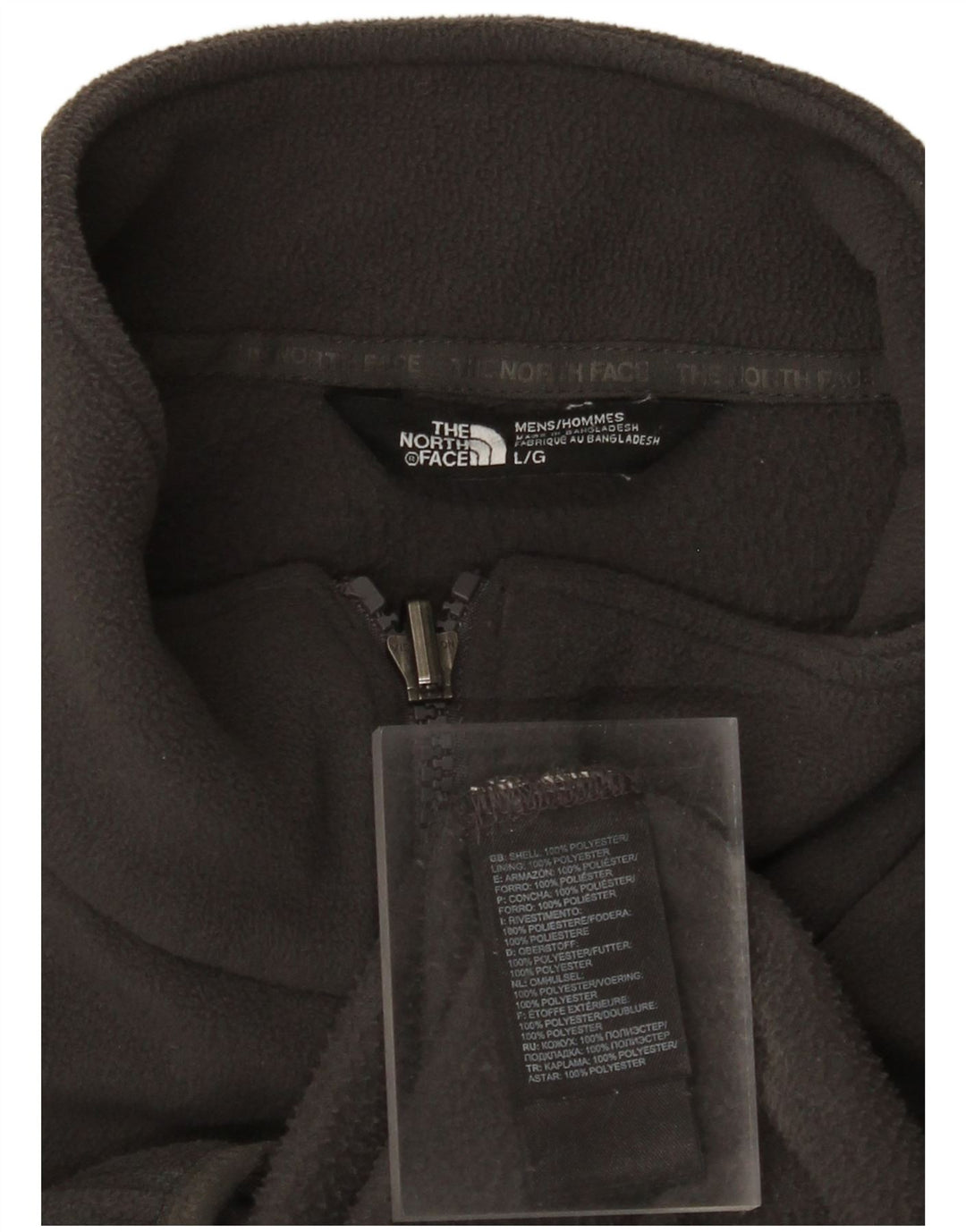 THE NORTH FACE Ανδρικό Fleece Jacket UK 40 Large Grey Polyester