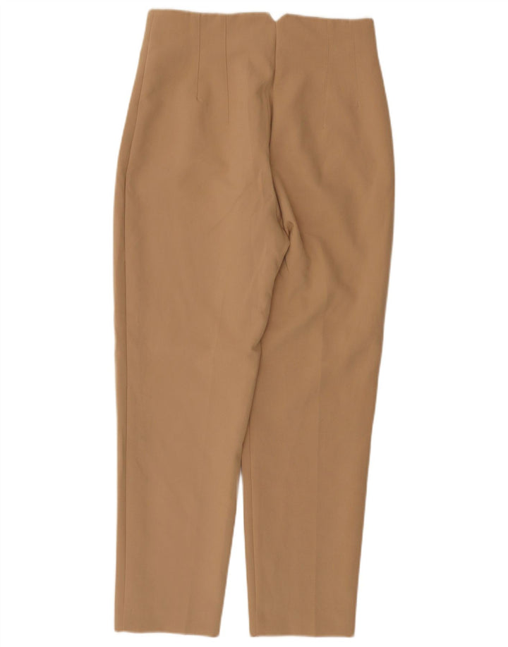 Zara Γυναικείο κωνικό παντελόνι Chino Medium W28 L26 Beige Polyester