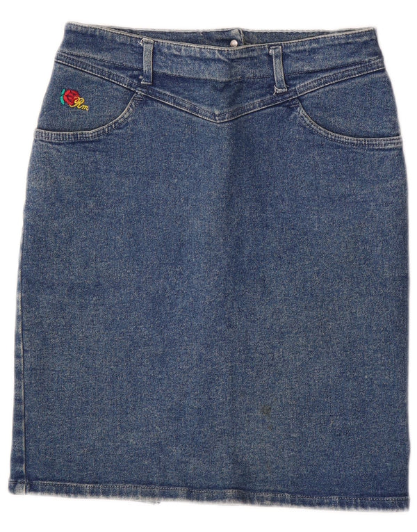 MASH Γυναικεία Τζιν Φούστα IT 42 Medium W32 Μπλε Βαμβακερή