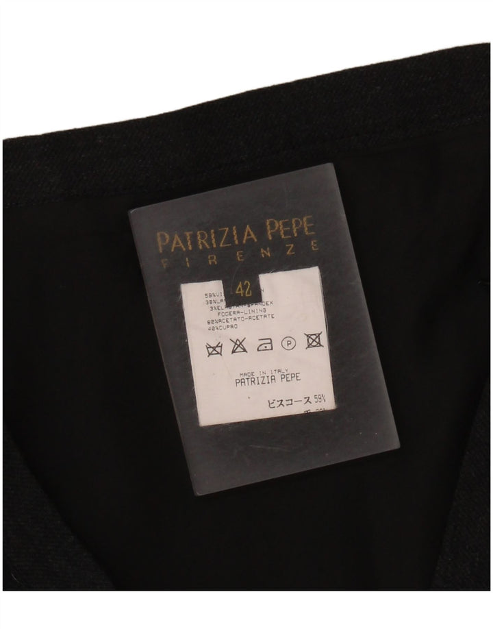 Patrizia Pepe Γυναικεία Μίνι Φούστα IT 42 Medium W28 Black Viscose