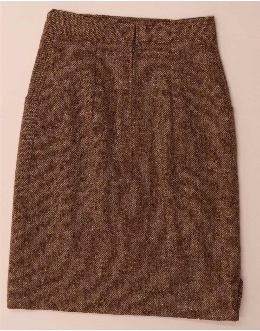 Vintage Γυναικεία Σετ Φούστας 2 τεμαχίων Medium W24 Brown Flecked