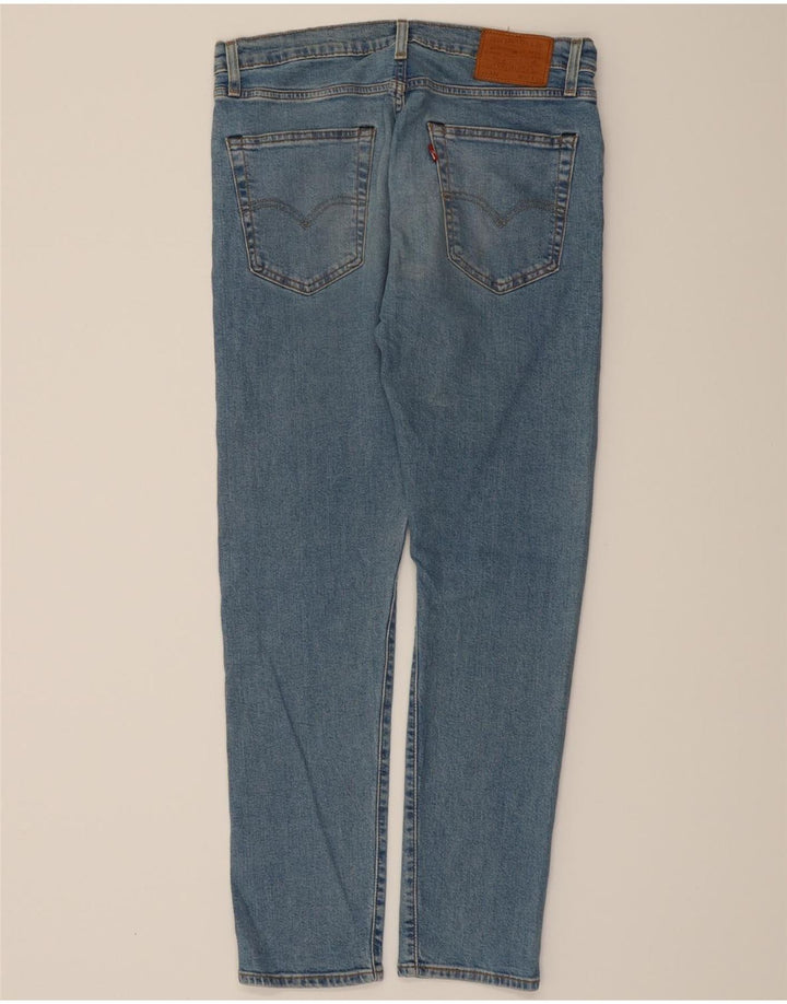LEVI'S Womens 512 Slim Tapered Jeans W32 L32 Blue Cotton Vintage Levi's and Second-Hand Levi's from Messina Hembry 