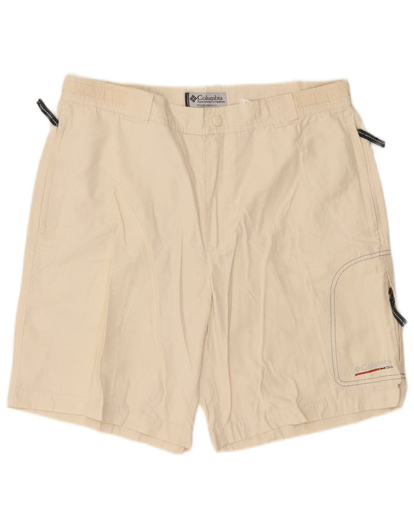 Ανδρικό σορτς Cargo Columbia Medium W32 Μπεζ βαμβακερό