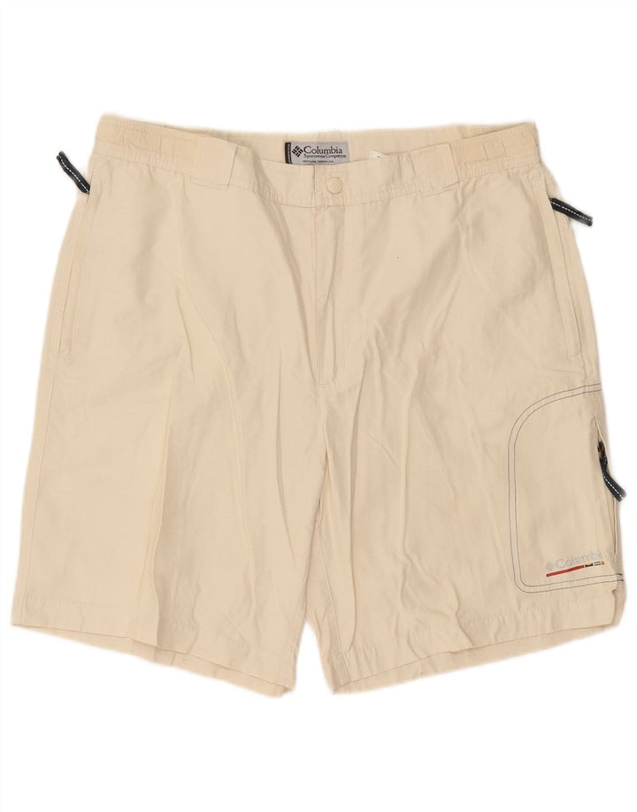 Ανδρικό σορτς Cargo Columbia Medium W32 Μπεζ βαμβακερό