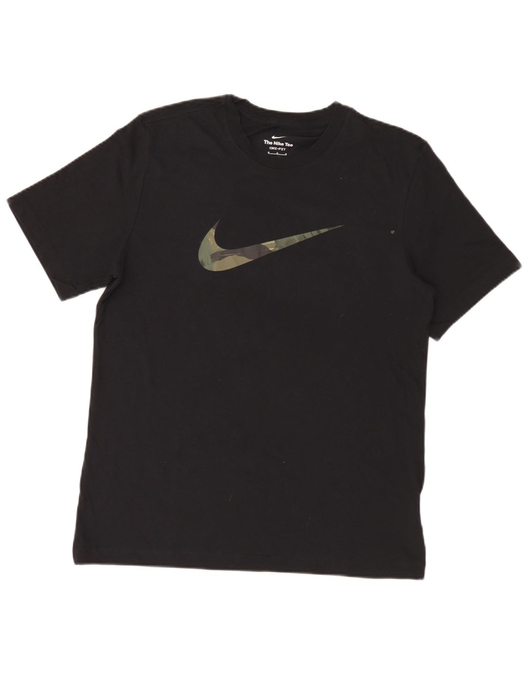 Μπλουζάκι γραφικό Nike, ανδρικό Dri Fit, μεσαίο μαύρο βαμβακερό