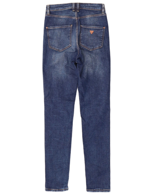 Guess Γυναικείο Skinny Jeans W25 L29 Μπλε βαμβακερό