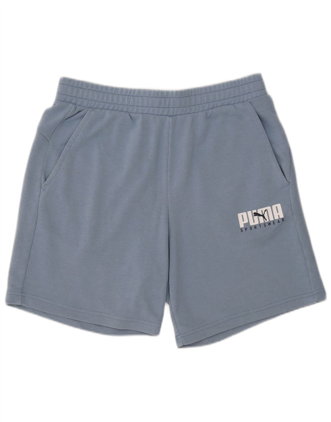 Ανδρικό γραφικό αθλητικό σορτς Puma μεγάλο μπλε βαμβακερό