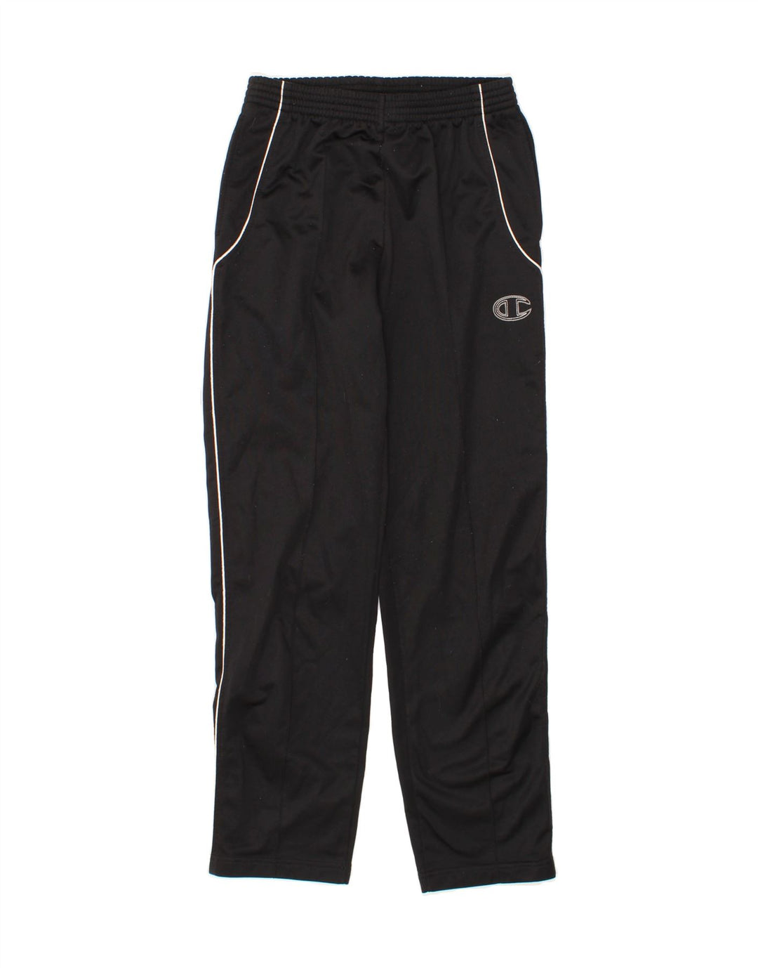 CHAMPION Boys Tracksuit Trousers 13-14 Years  Black Polyester Vintage Champion and Second-Hand Champion from Messina Hembry 
