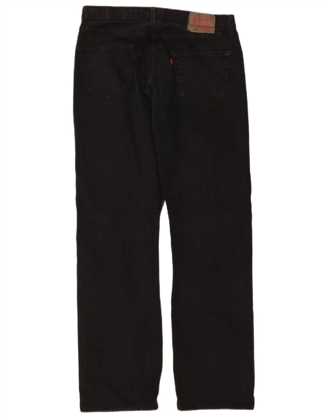 Levi's Mens 501 Straight Jeans W36 L34 Μαύρο βαμβακερό