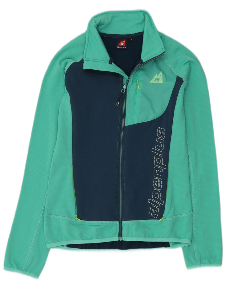 Γυναικεία αθλητική φόρμα Alpenplus Top Jacket UK 10 Small Turquoise Colourblock