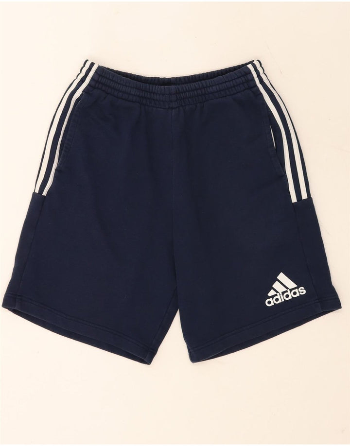 Ανδρικό αθλητικό σορτς Adidas, μεσαίο μπλε βαμβακερό