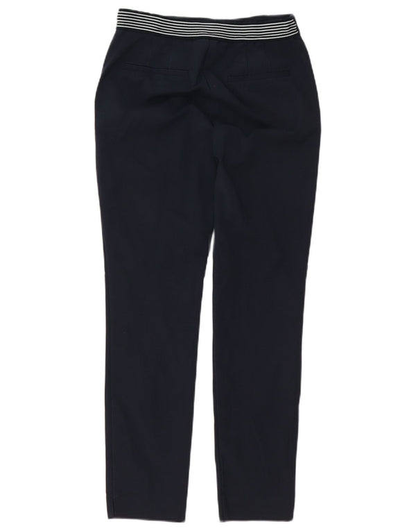 Zara Γυναικείο Slim παντελόνι Chino Small W26 L26 Navy Blue
