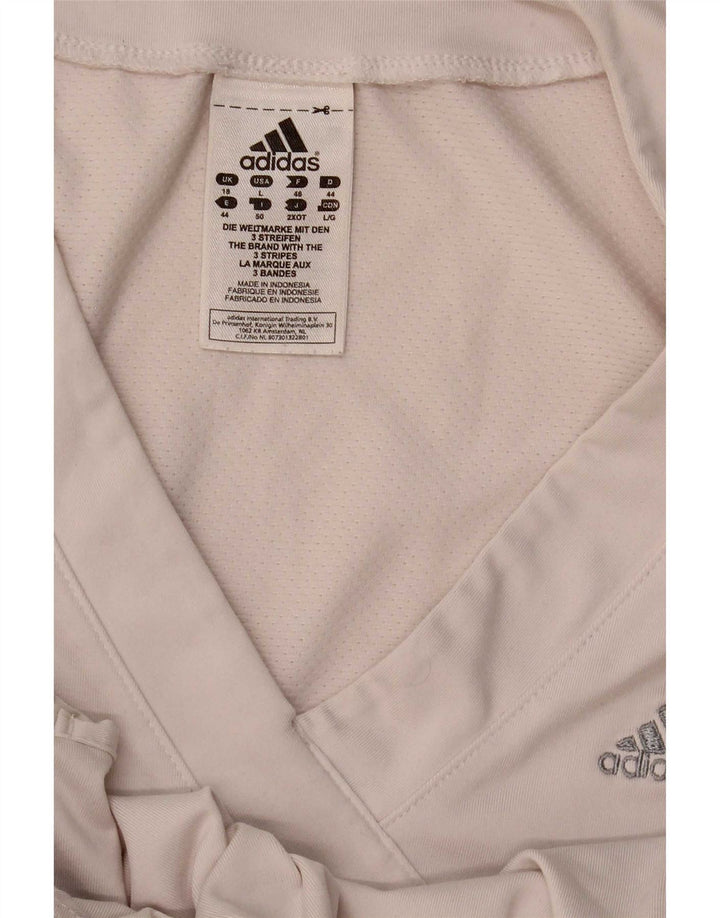 Adidas Γυναικείο γιλέκο Climalite Top UK 18 XL Λευκό