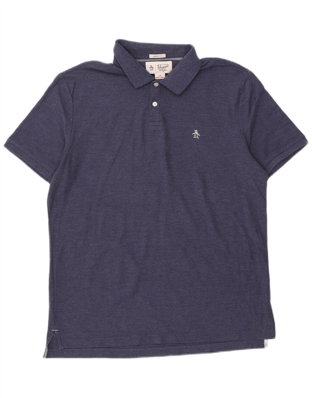 Ανδρικό πουκάμισο PENGUIN Classic Fit Polo μεγάλο μπλε ναυτικό