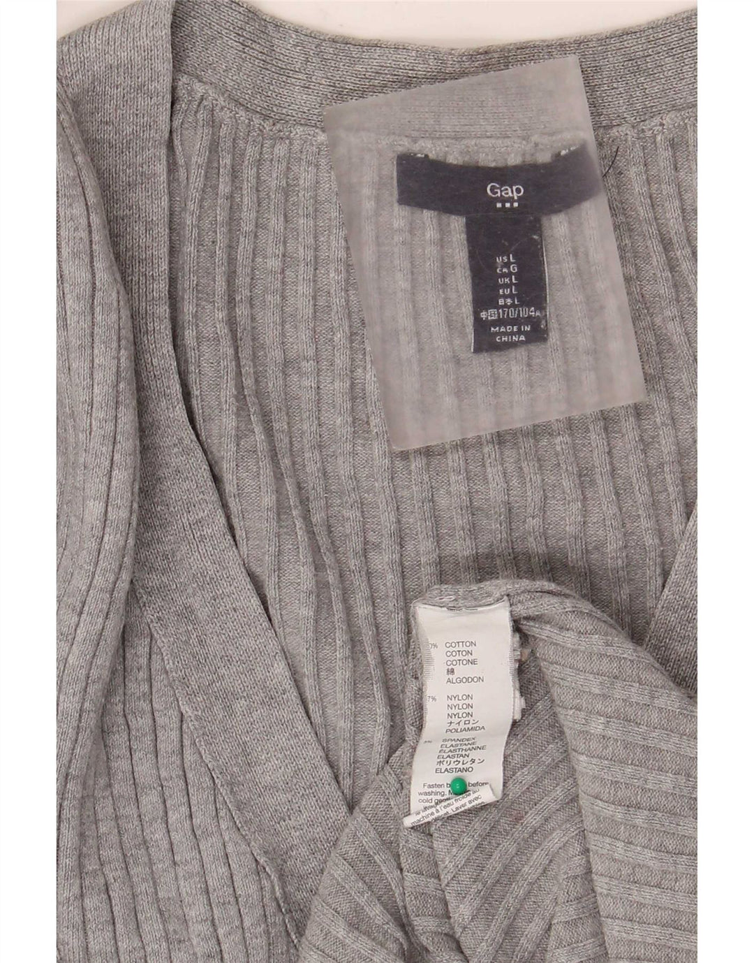 Γυναικεία ζακέτα Gap UK 14 Large Grey Cotton Classic