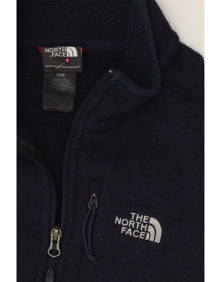 Ανδρικό πουλόβερ με φερμουάρ North Face με μεσαίο μπλε πολυεστέρα