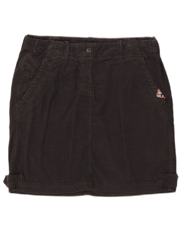 NAPAPIJRI Γυναικεία Geographic Κοτλέ φούστα IT 44 Medium W32 Μαύρη βαμβακερή